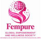 fempure logo and global empowerment endoftext